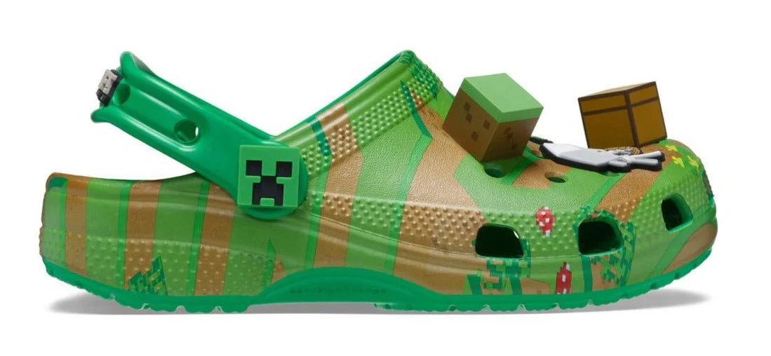 CROCS CLASSIC ELEVATED MINECRAFT CLOG K
