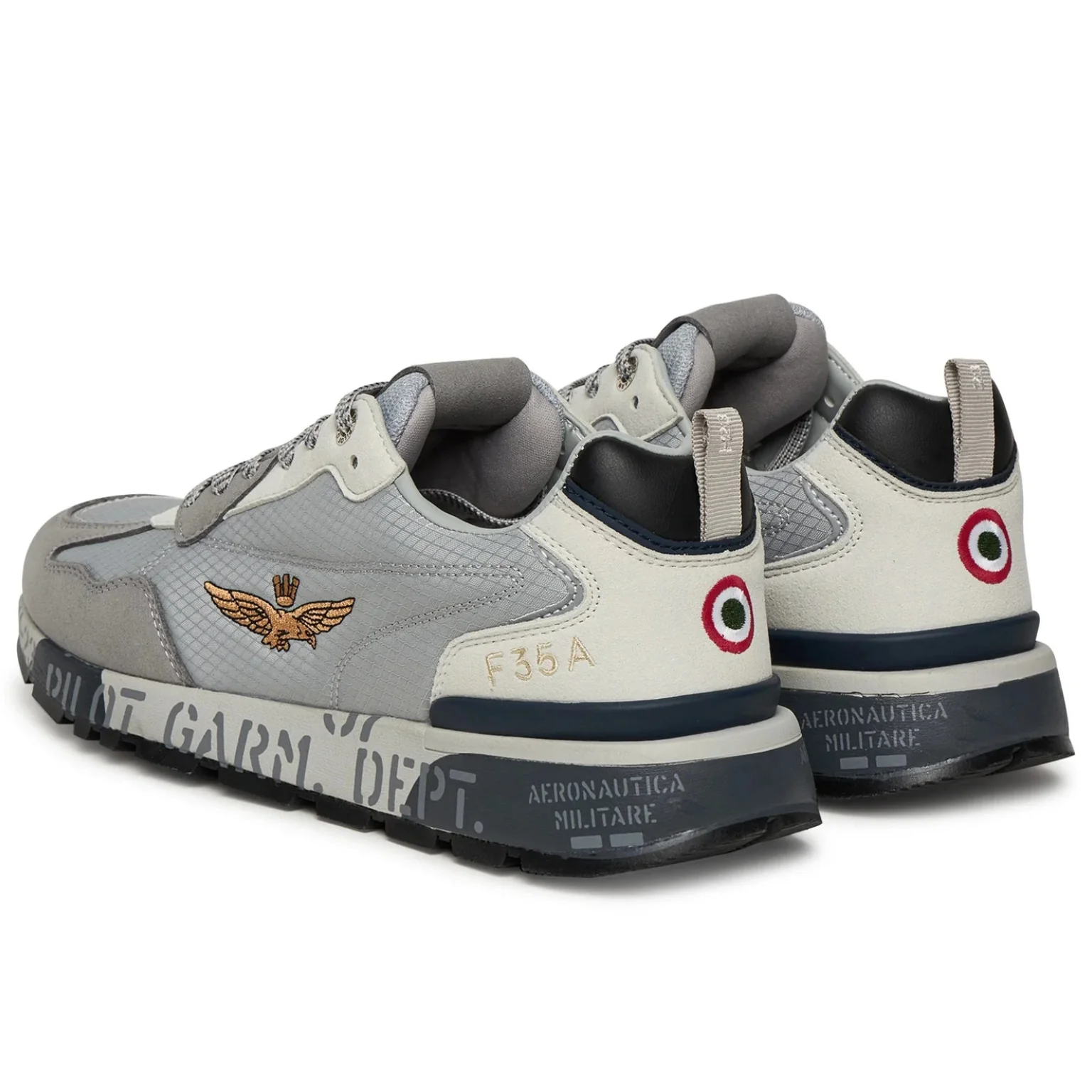 AERONAUTICA Militare F35A Men's sneakers GREY - Image 3