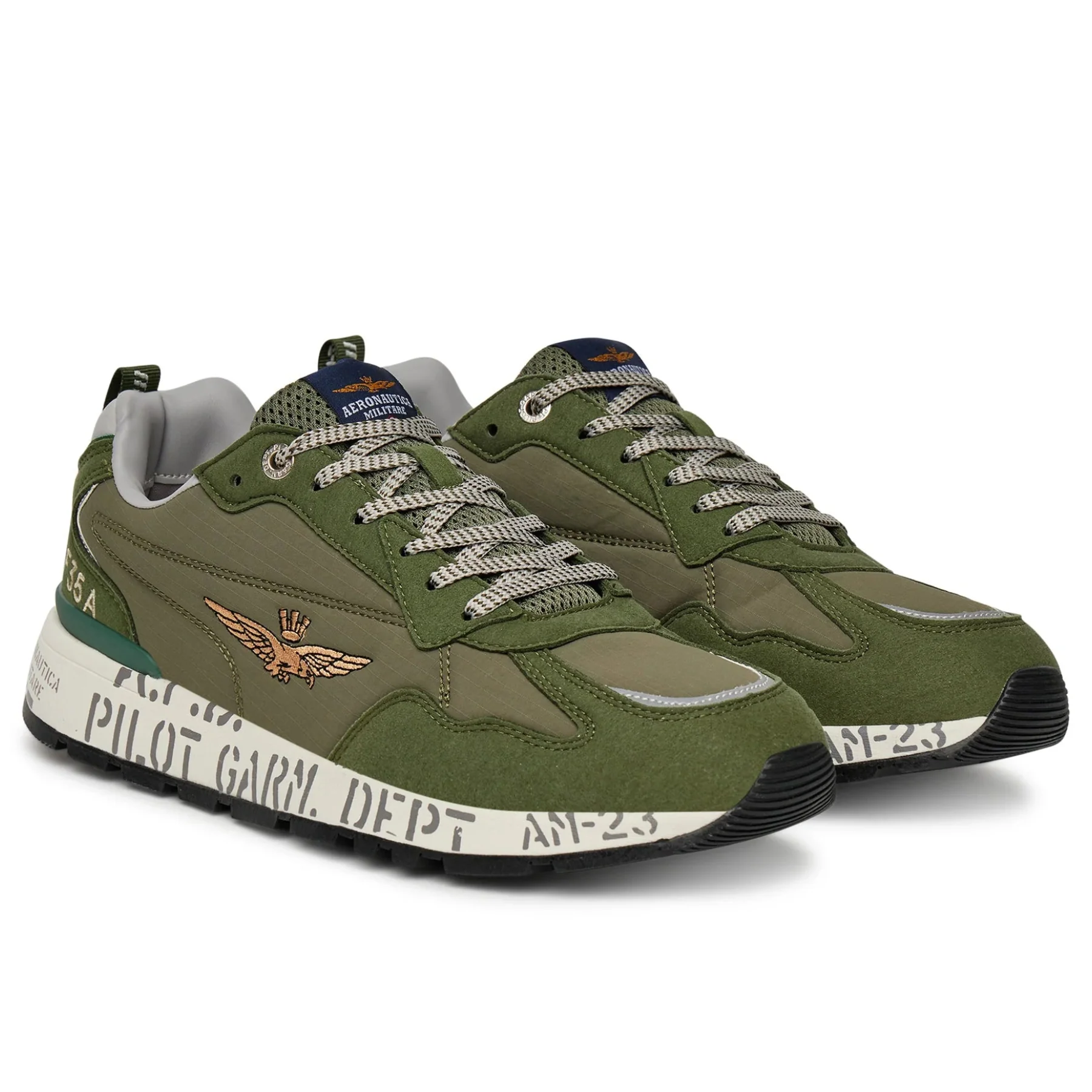 Aeronautica Militare F35A Sneakers Shoes GRN - Image 2