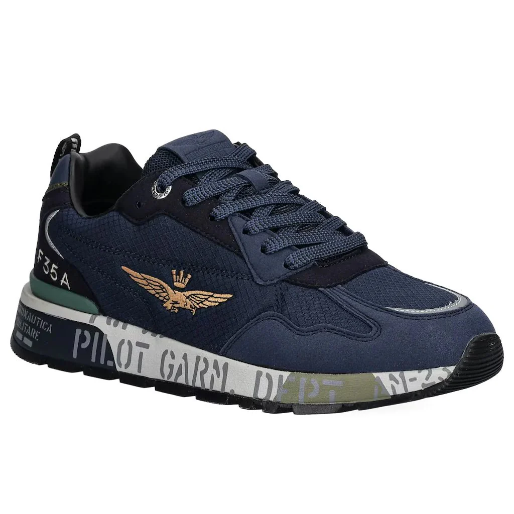 Aeronautica Militare F35A Sneakers Shoes NVY - Image 2