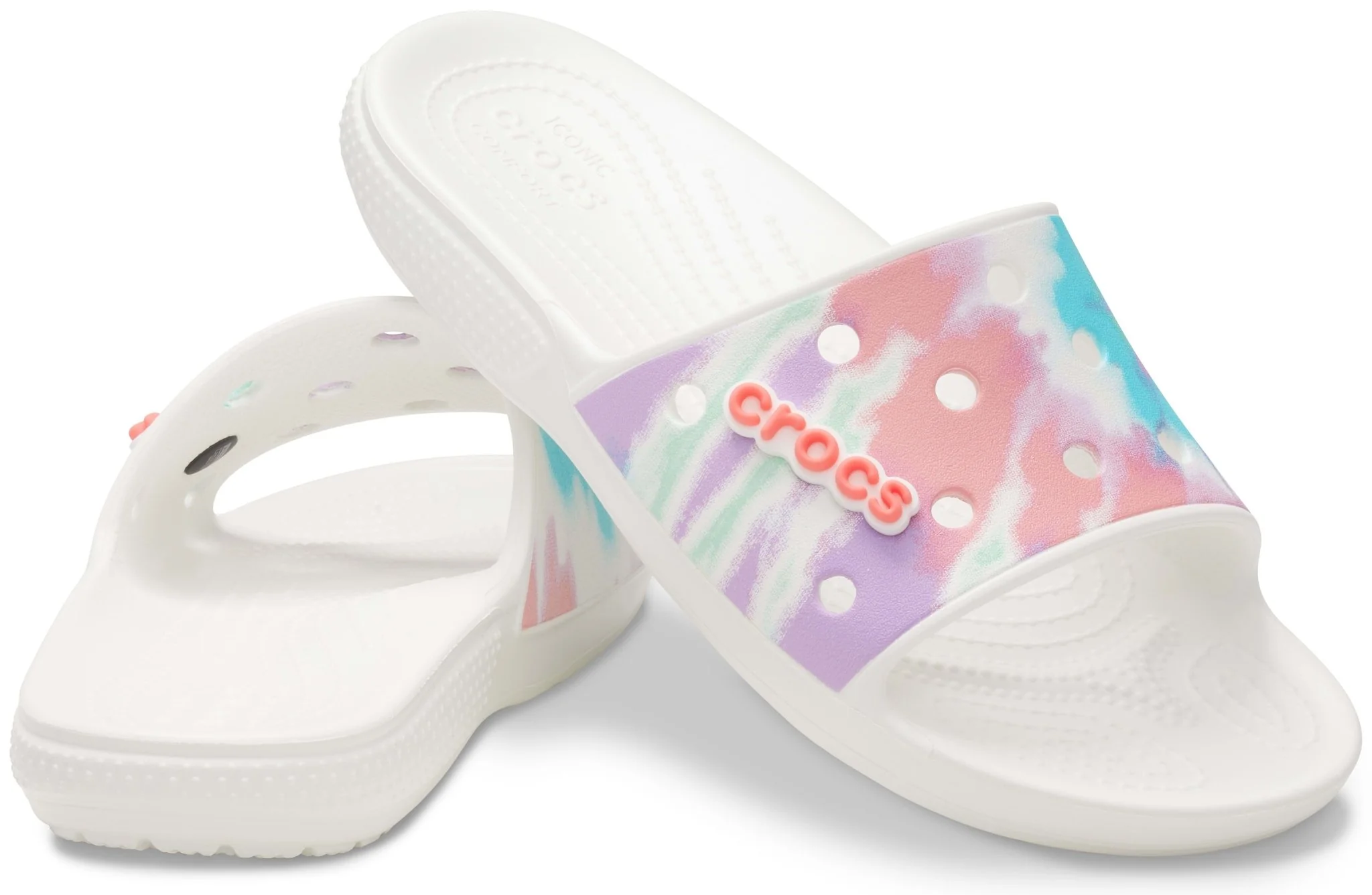 Classic Crocs Tie Dye Graphic Slide - Image 3