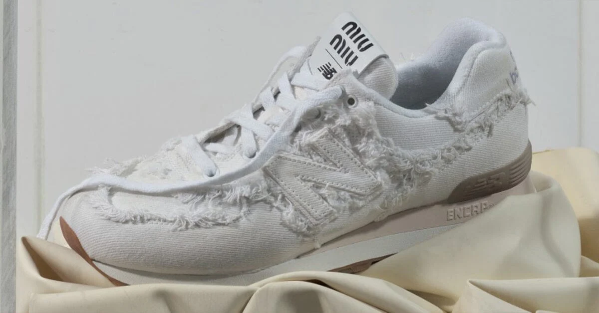 574 New Balance x Miu Miu denim sneakers - Image 7