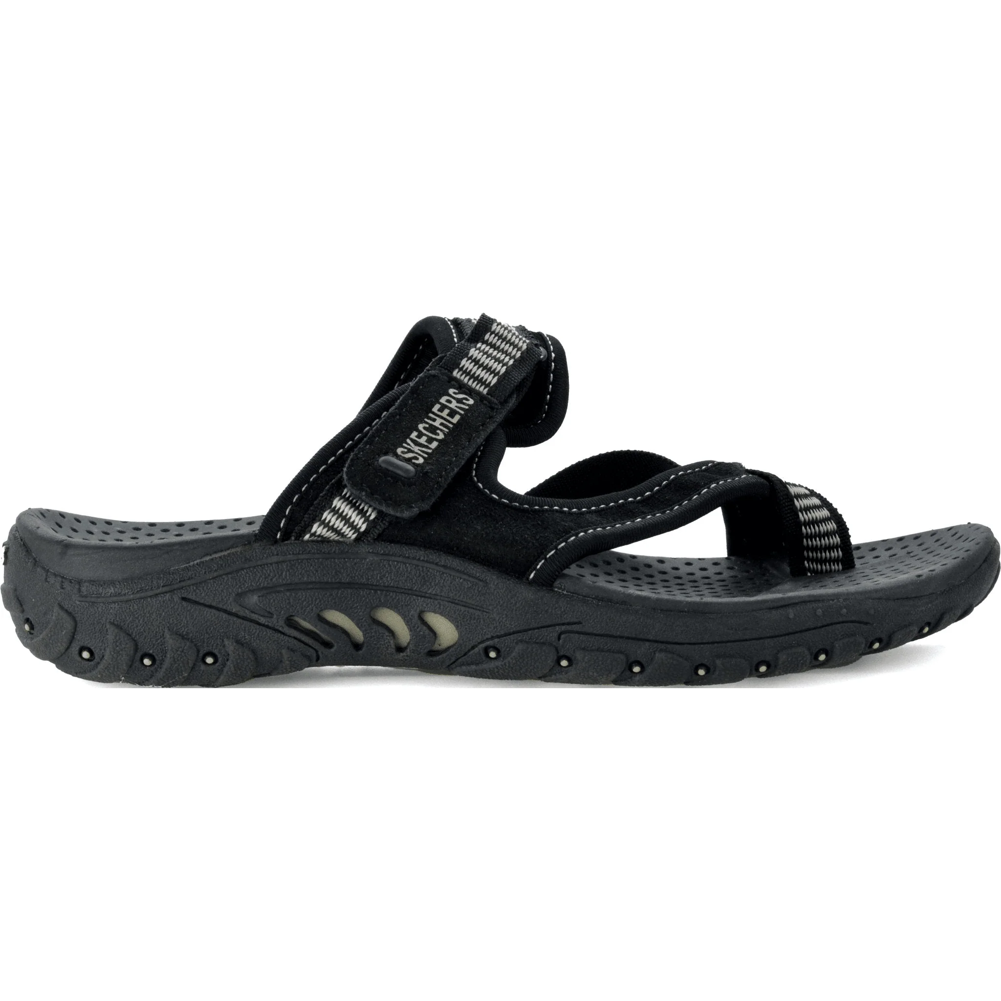 SKECHERS Reggae-Sparkle Swag-Toe Thong Sandal with Strap