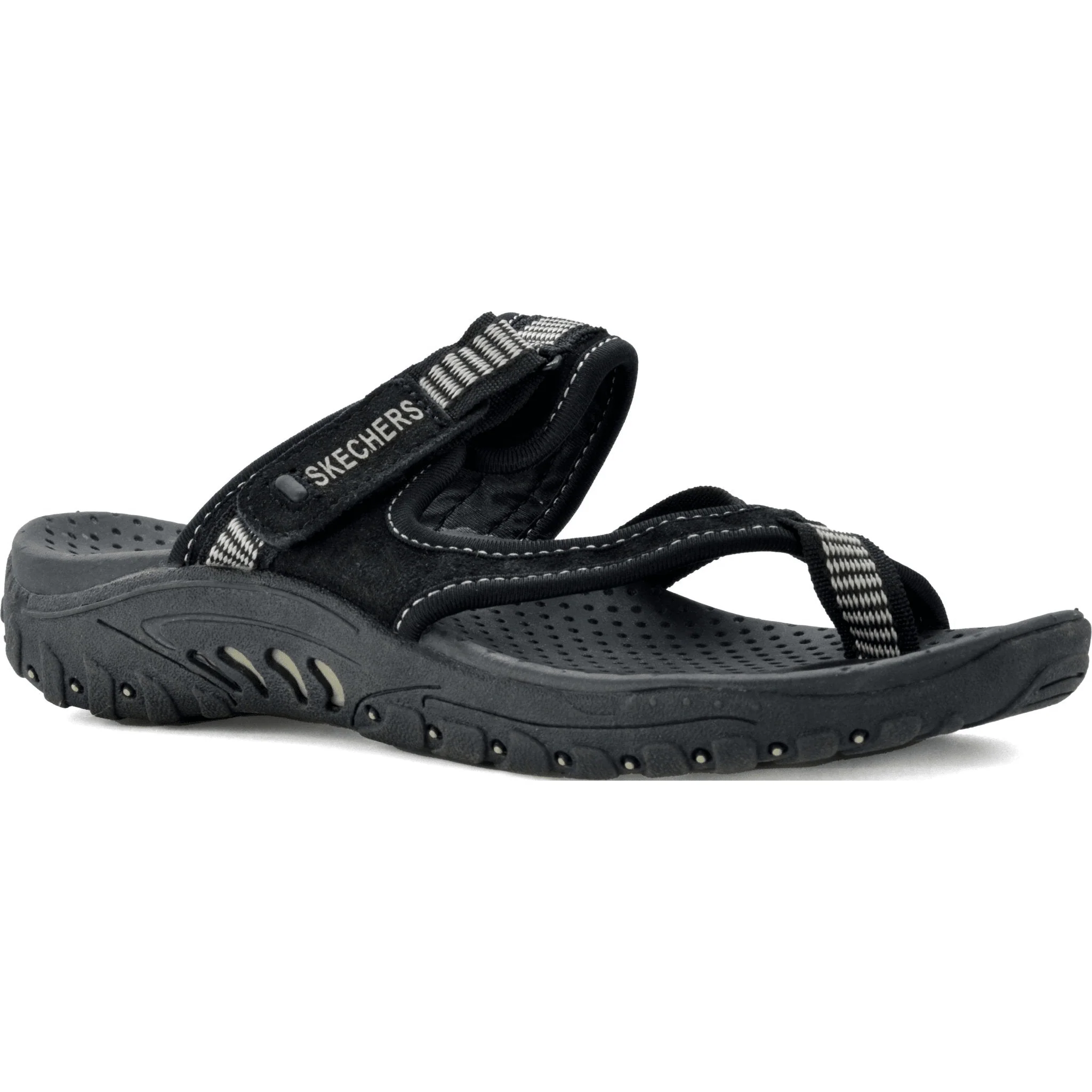 SKECHERS Reggae-Sparkle Swag-Toe Thong Sandal with Strap - Image 2