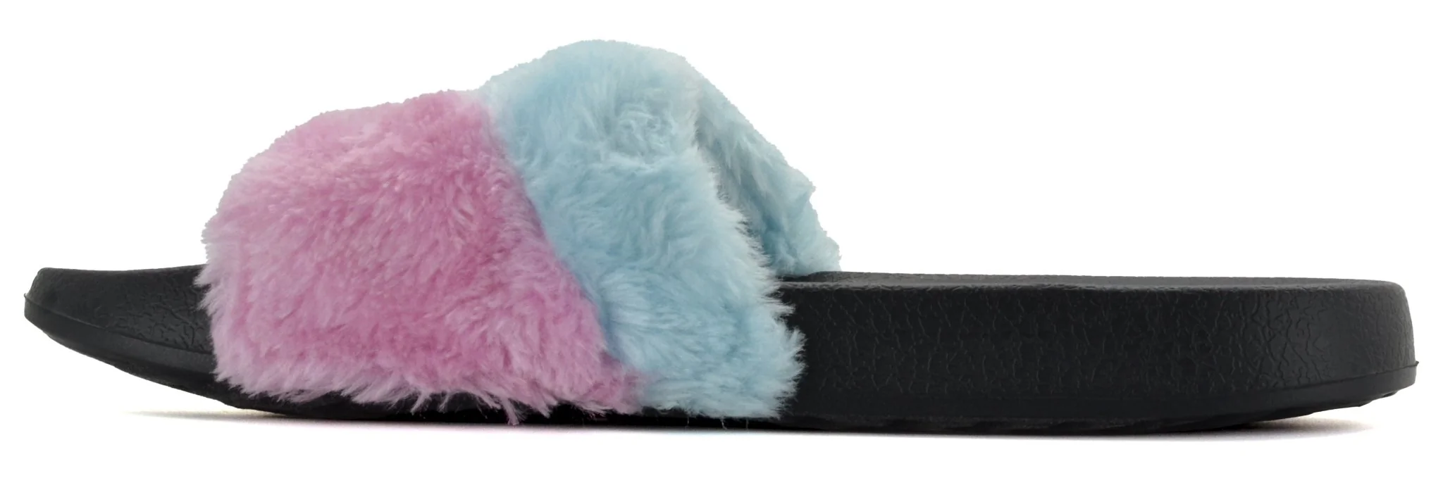 SKECHERS Womens' Furry Slippers Open Toe Indoor Outdoor House Casual Flat Slides - Image 3