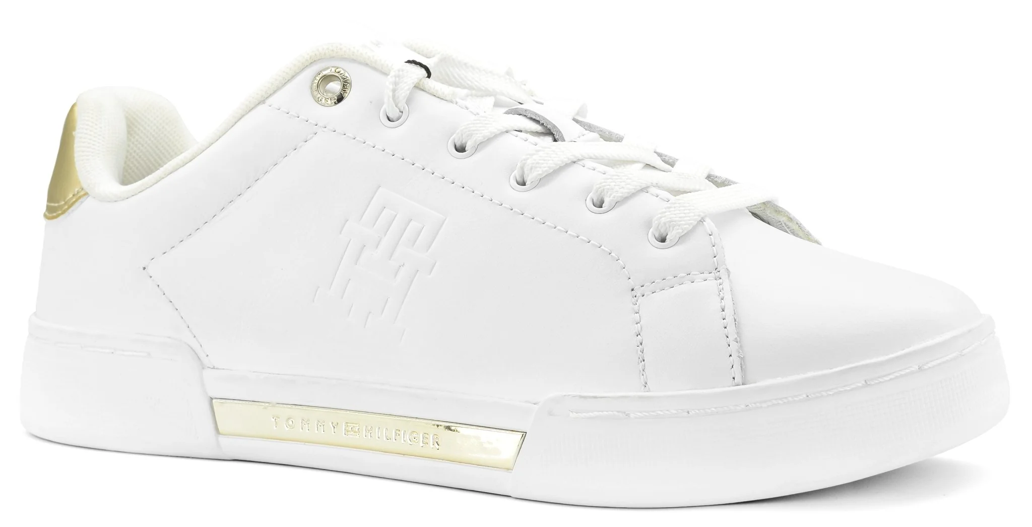METALLIC MONOGRAM COURT TRAINERS - Image 2
