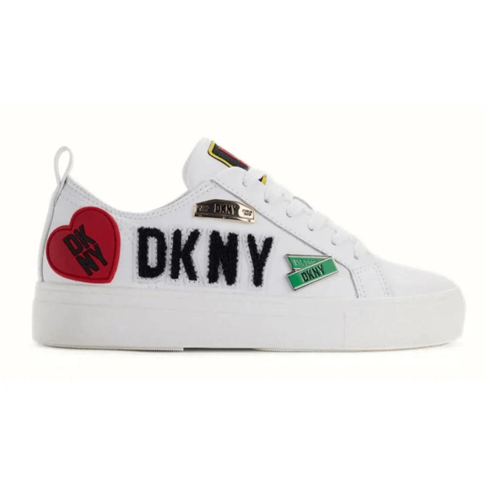 DKNY Coreen City Signs Lace Up Sneakers