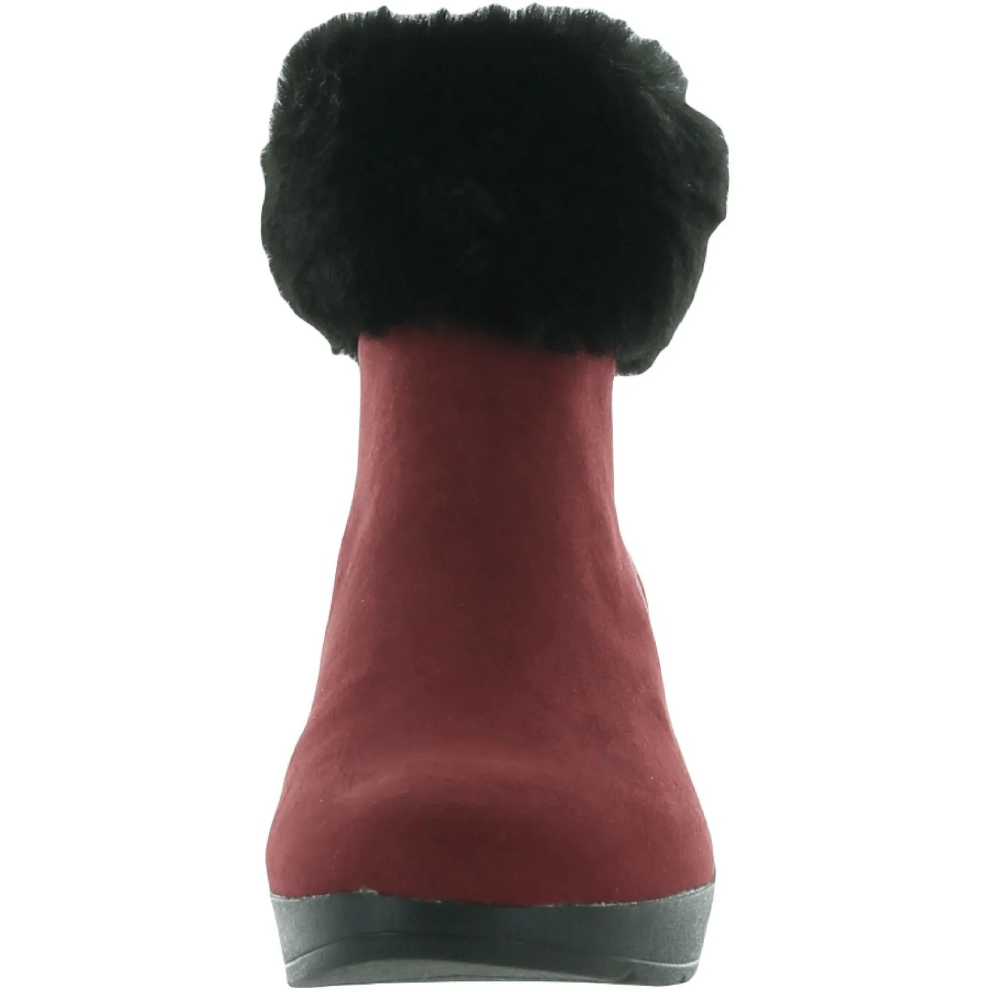 DKNY Womens Abri Faux Suede Faux Fur Booties - Image 4