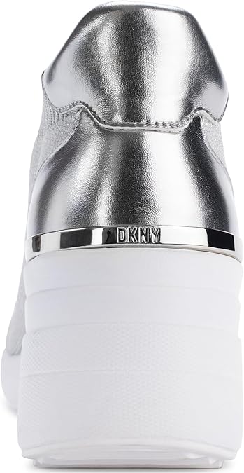 DKNY Kasia Women's Lace-Up Wedge Sneakers - Image 3