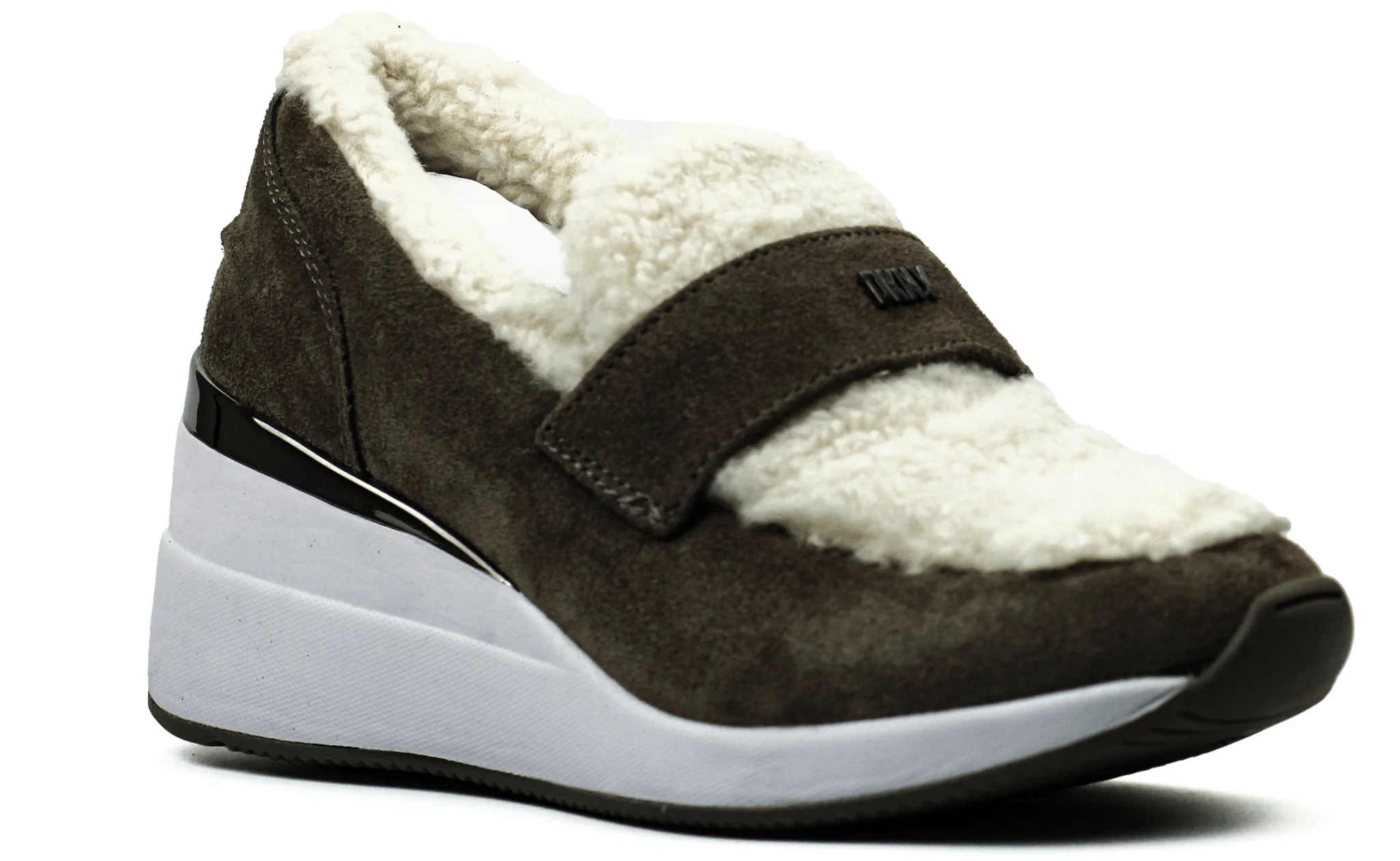DKNY furWedge Knit Sneaker - Image 2