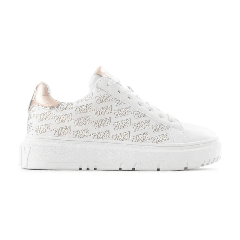 DKNY Scattered Logo Leather
