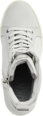 DKNY Women's Calz Lace-Up High-Top Wedge Sneakers - Image 3