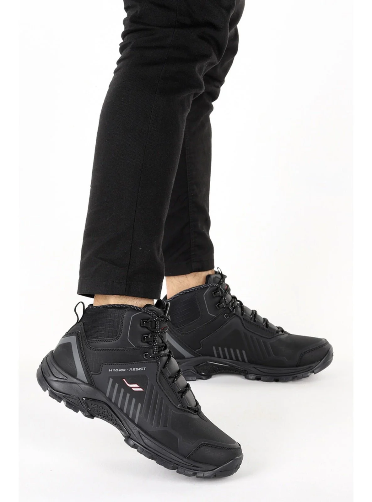 LESCON Ekinoks Max Black Men's Trekking Boots - Image 7