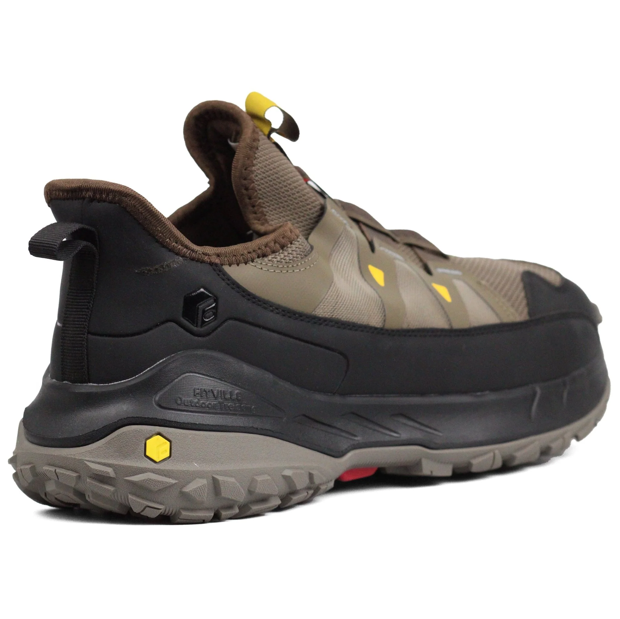 FITVILLE Mens Extra Wide Walking Trainers Slip On Bro - Image 3
