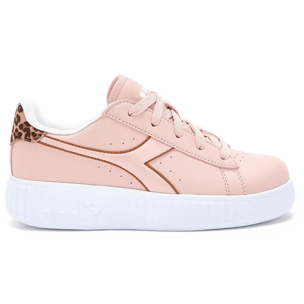 GIRLS' SNEAKERS DIADORA GAME STEP P LEOPARD PS