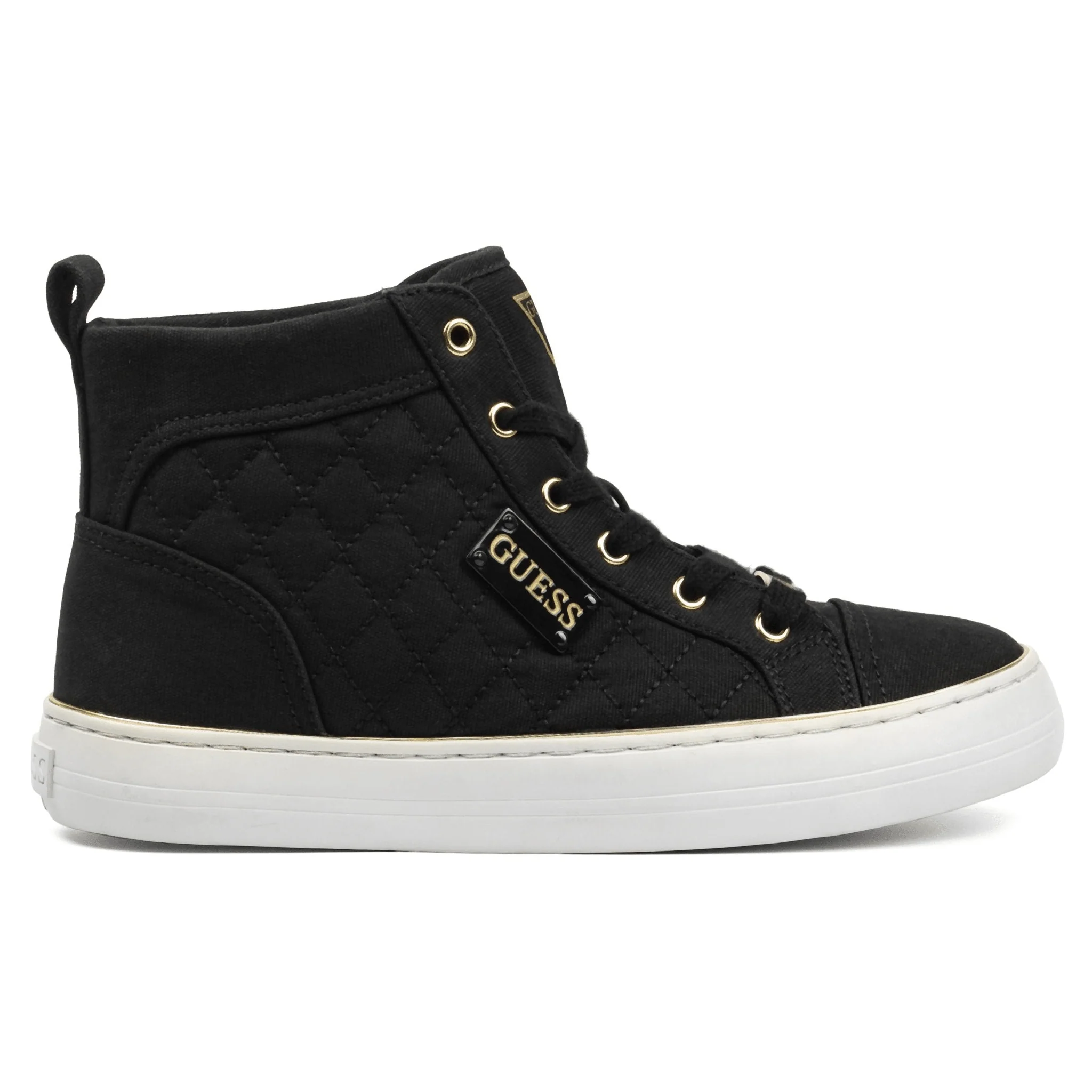 Guess Canvas & Leather High-top
