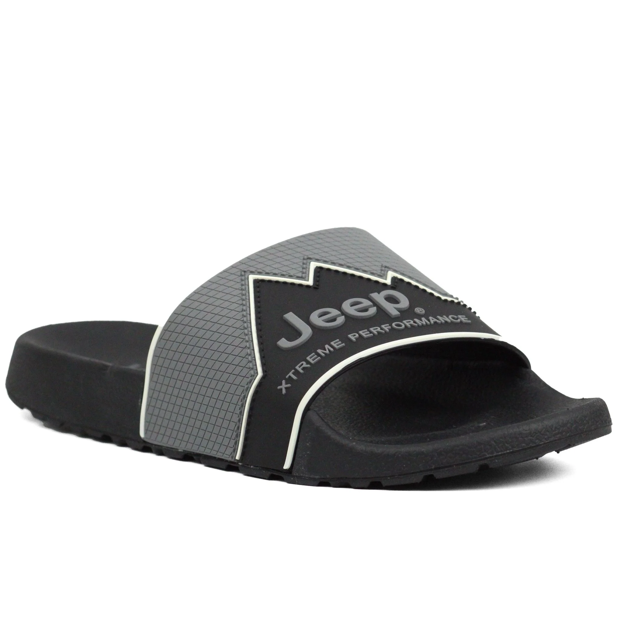JEEP mens Premium outdoor slide BKGY - Image 2