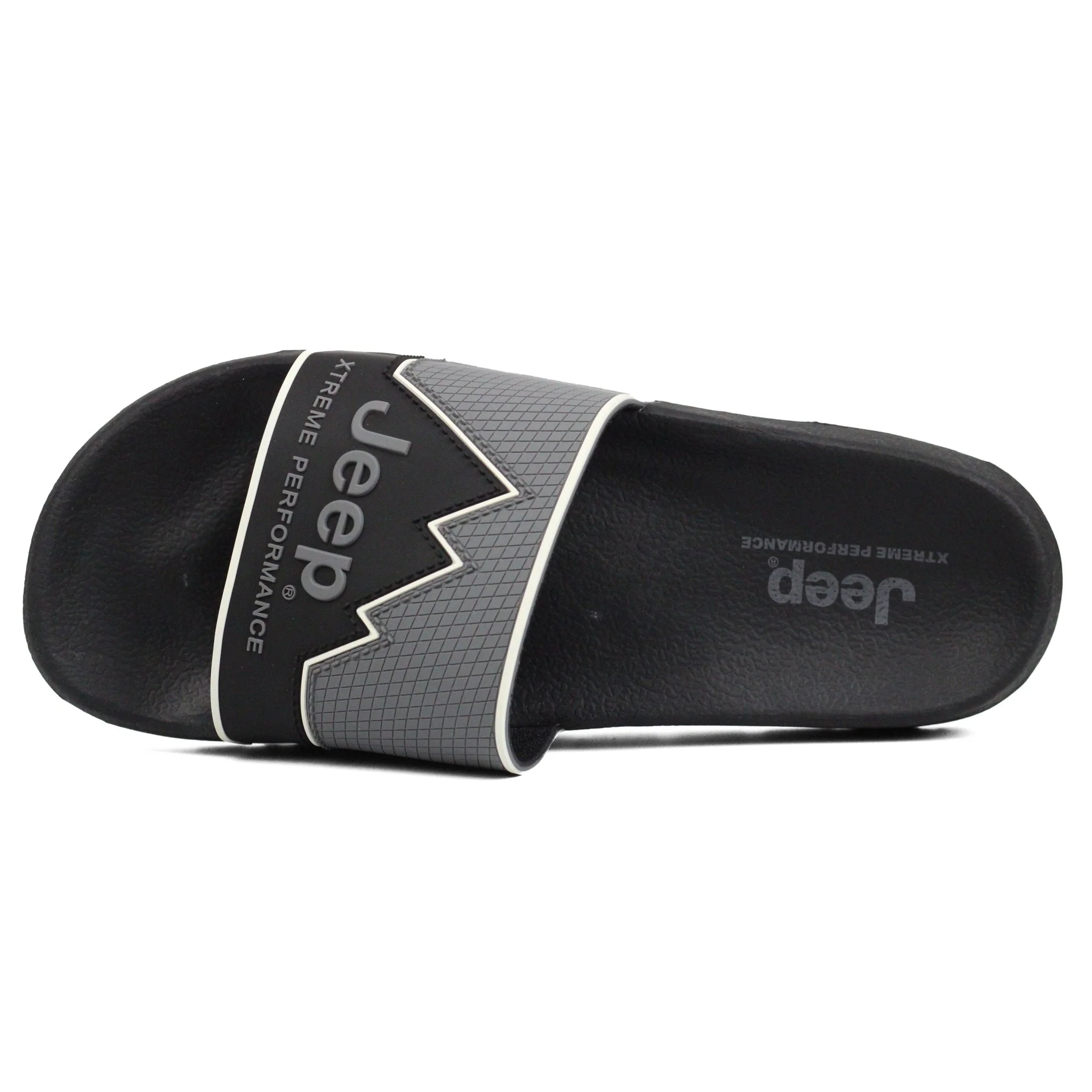 JEEP mens Premium outdoor slide BKGY - Image 3