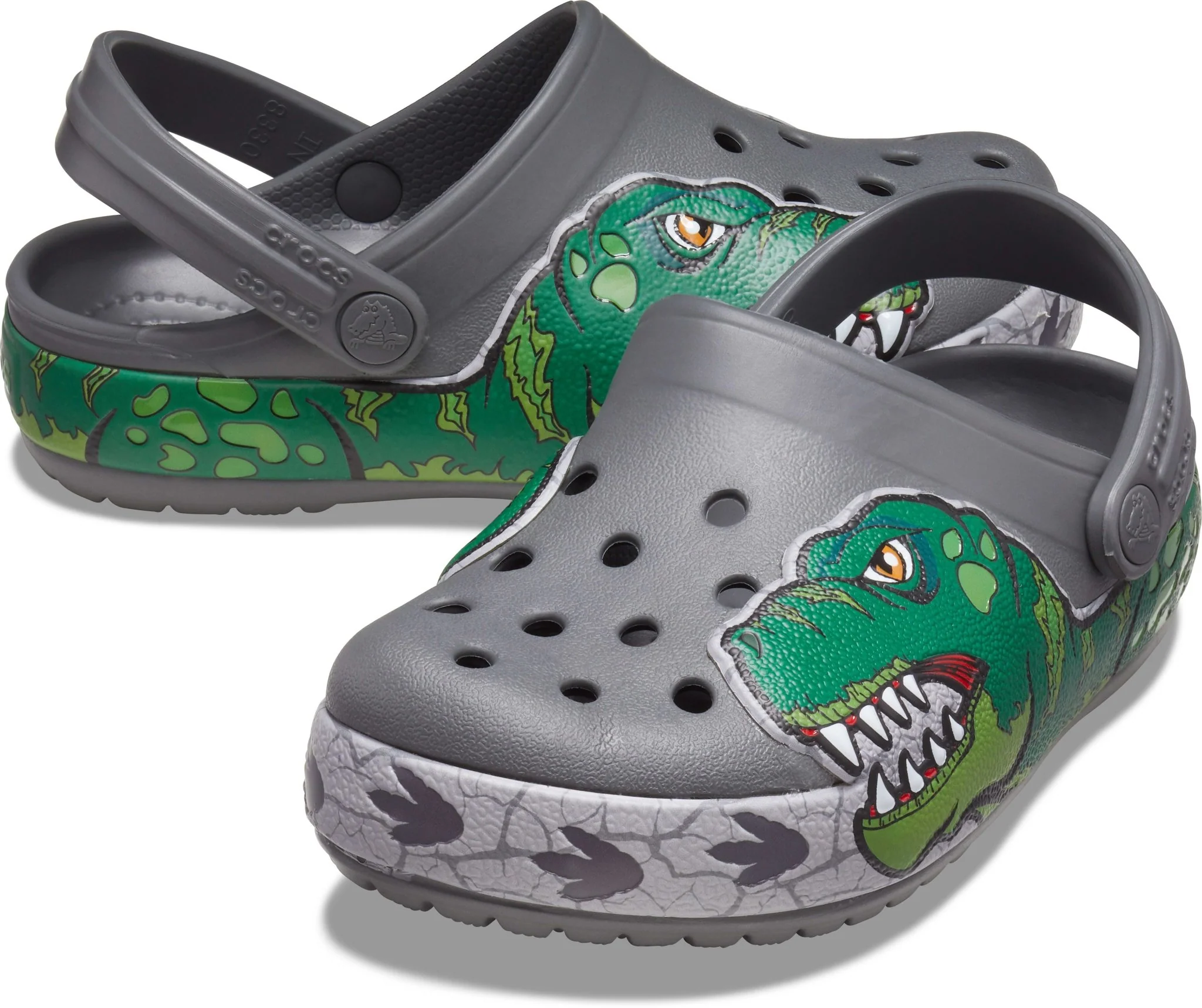 Kids' Crocs Fun Lab Dino Band Clog - Image 3