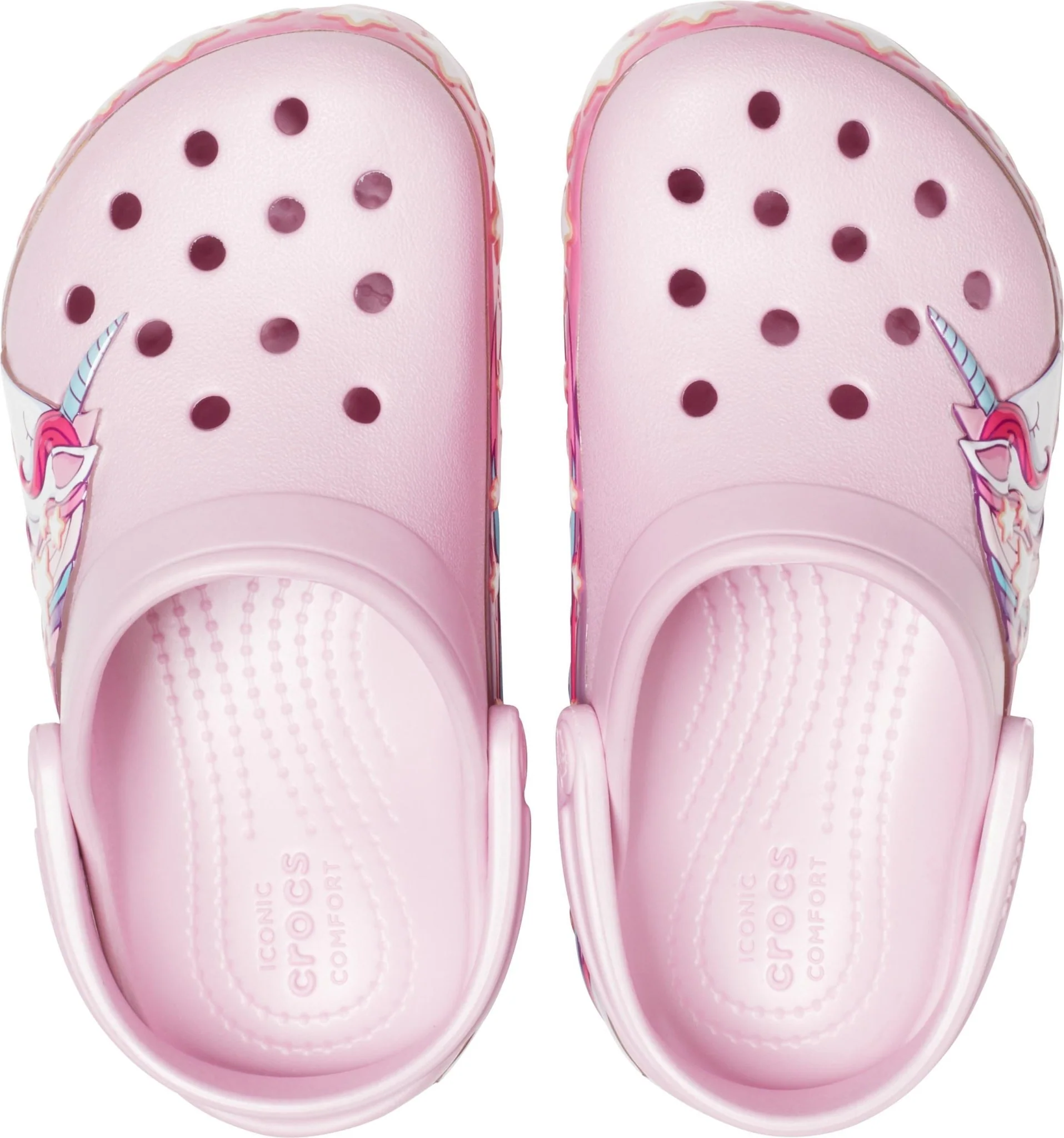 Kids' Crocs Fun Lab Lights Unicorn Band Clog - Image 4