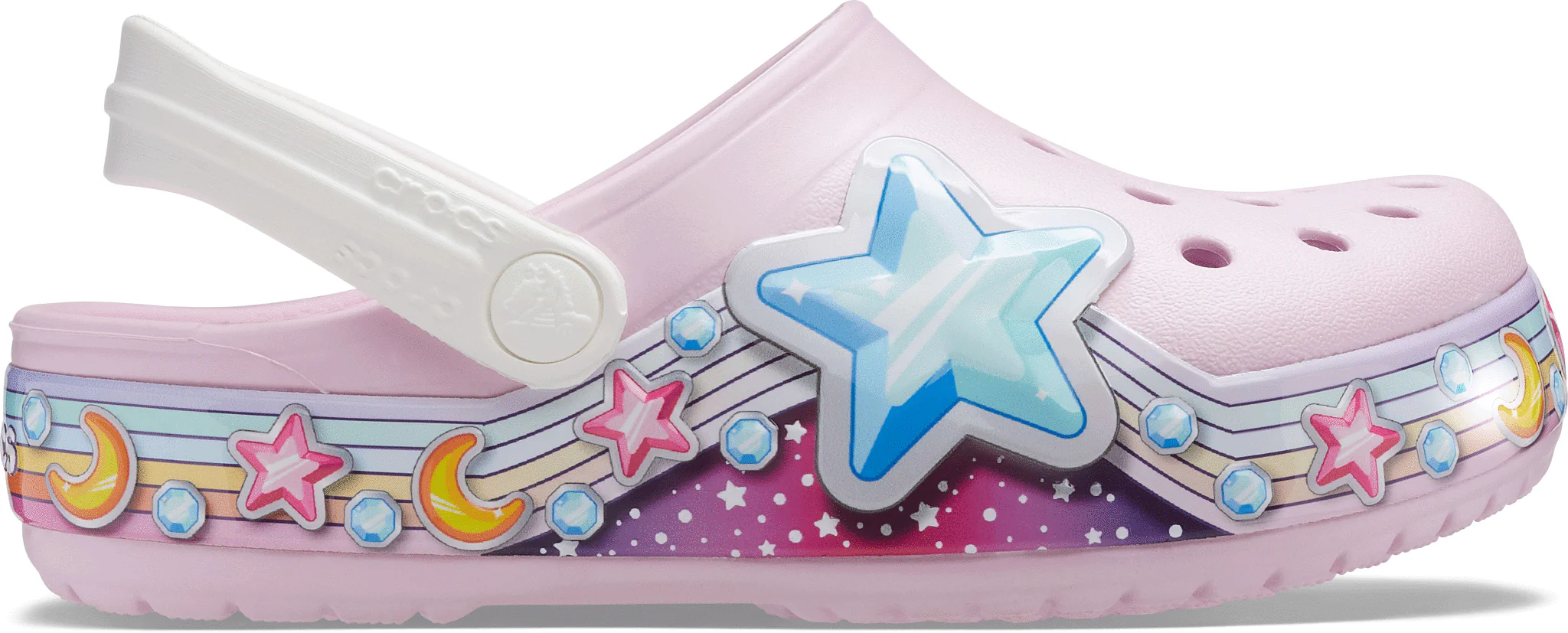 Kids' Crocs Fun Lab Star Band Lights Clog