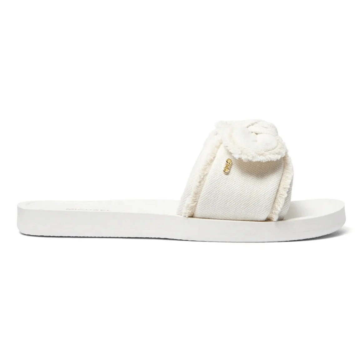 Michael Kors Betsy Distressed Bow Slide