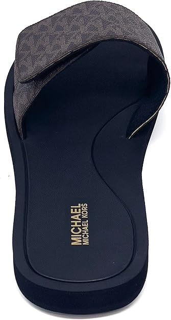 Michael Kors MK Signature Logo Print Wade Slide - Image 4