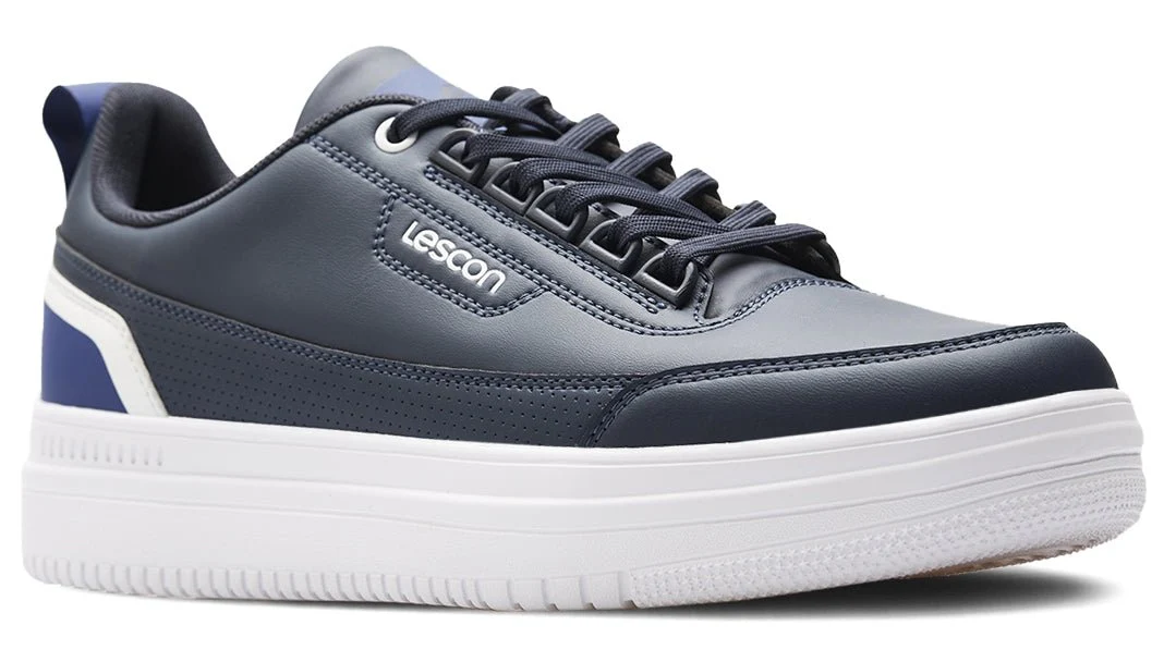 LESCON Pirius Navy Blue Men's Sneaker Shoes - Image 2