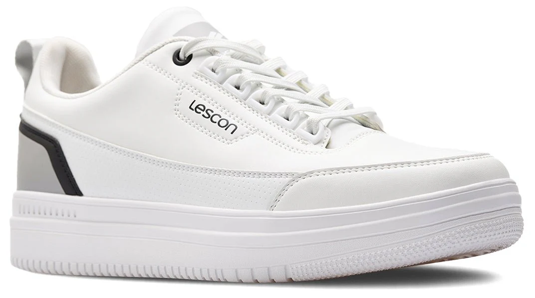 LESCON Pirius White Men's Sneaker Shoes - Image 2