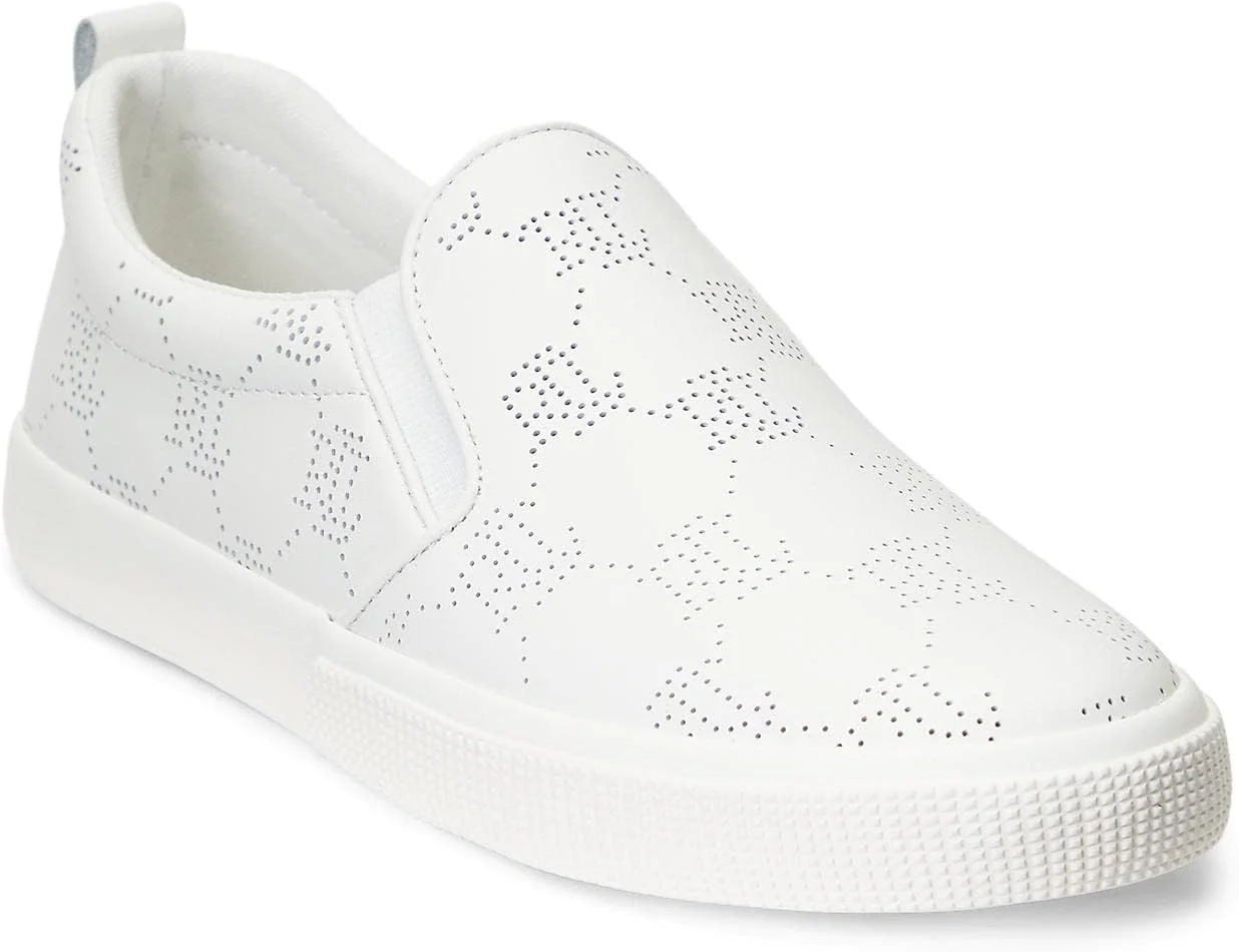 RALPH LAUREN Haddley Logo Leather Slip-On Trainer - Image 2