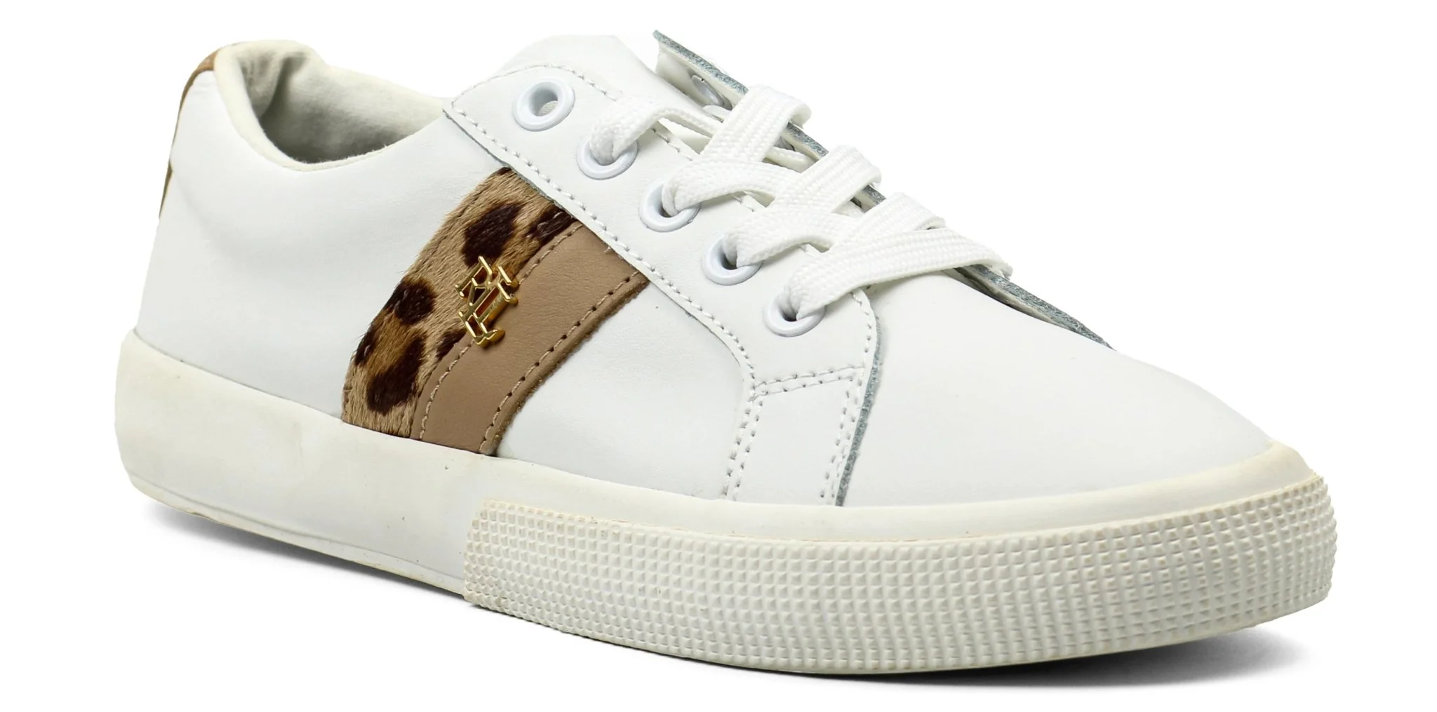 RALPH LAUREN Janson Tiger Leather Sneakers - Image 2