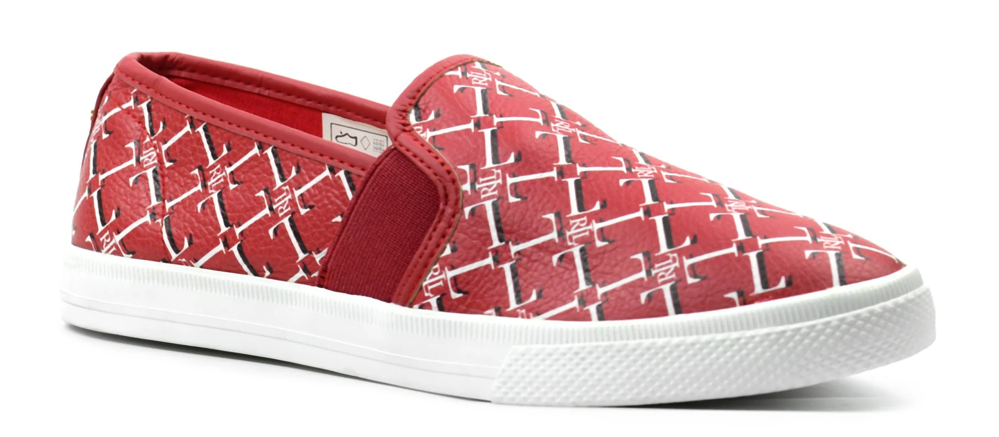 RALPH LAUREN Jinny Faux-Leather Trainer - Image 2