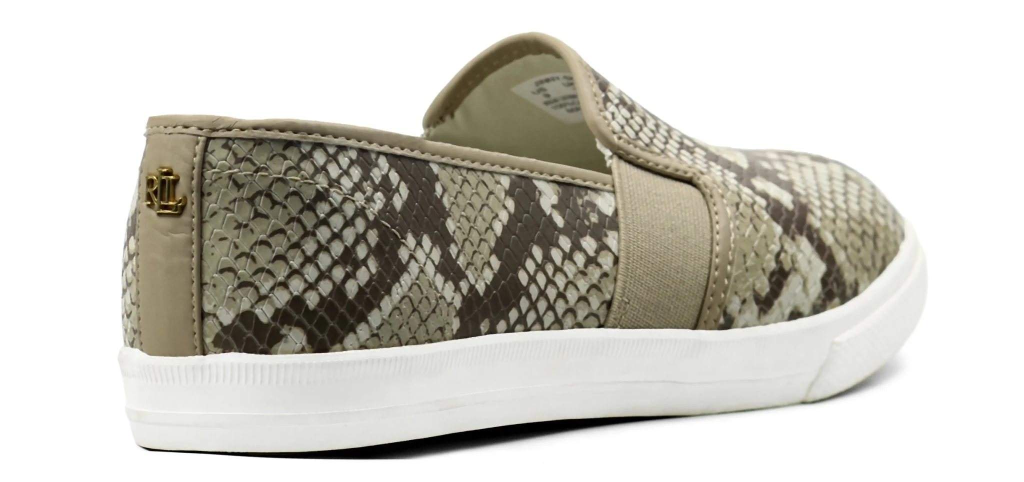 RALPH LAUREN Jinny Faux-Leather Trainer - Image 3