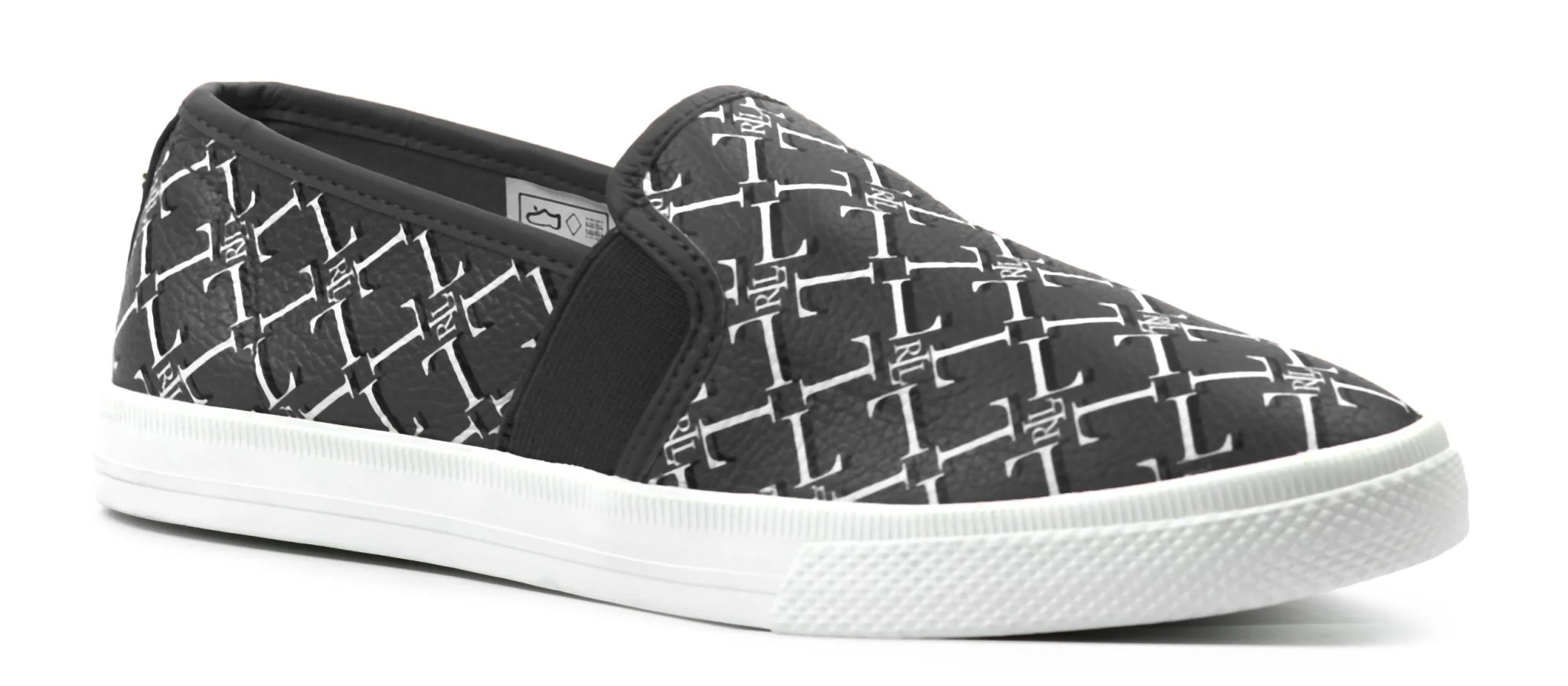 RALPH LAUREN Jinny Faux-Leather Trainer - Image 2