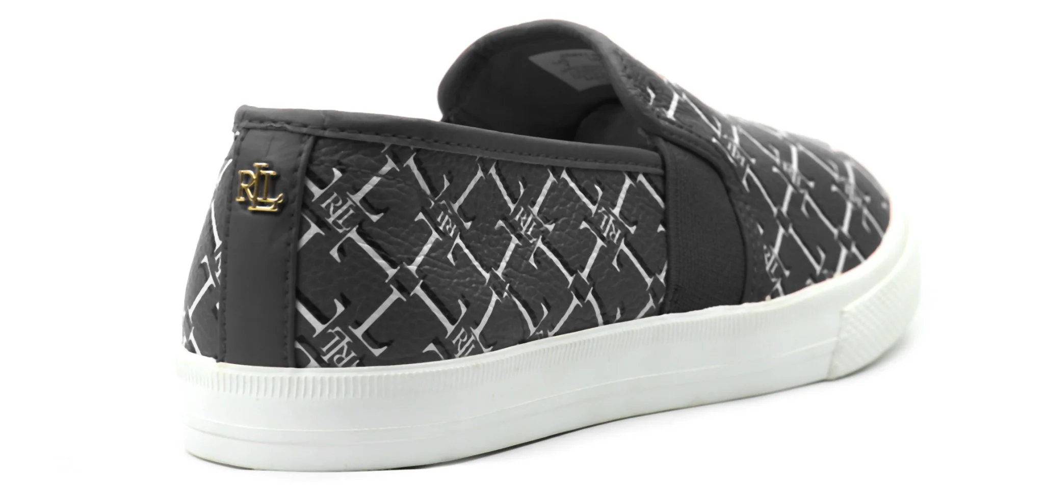 RALPH LAUREN Jinny Faux-Leather Trainer - Image 3