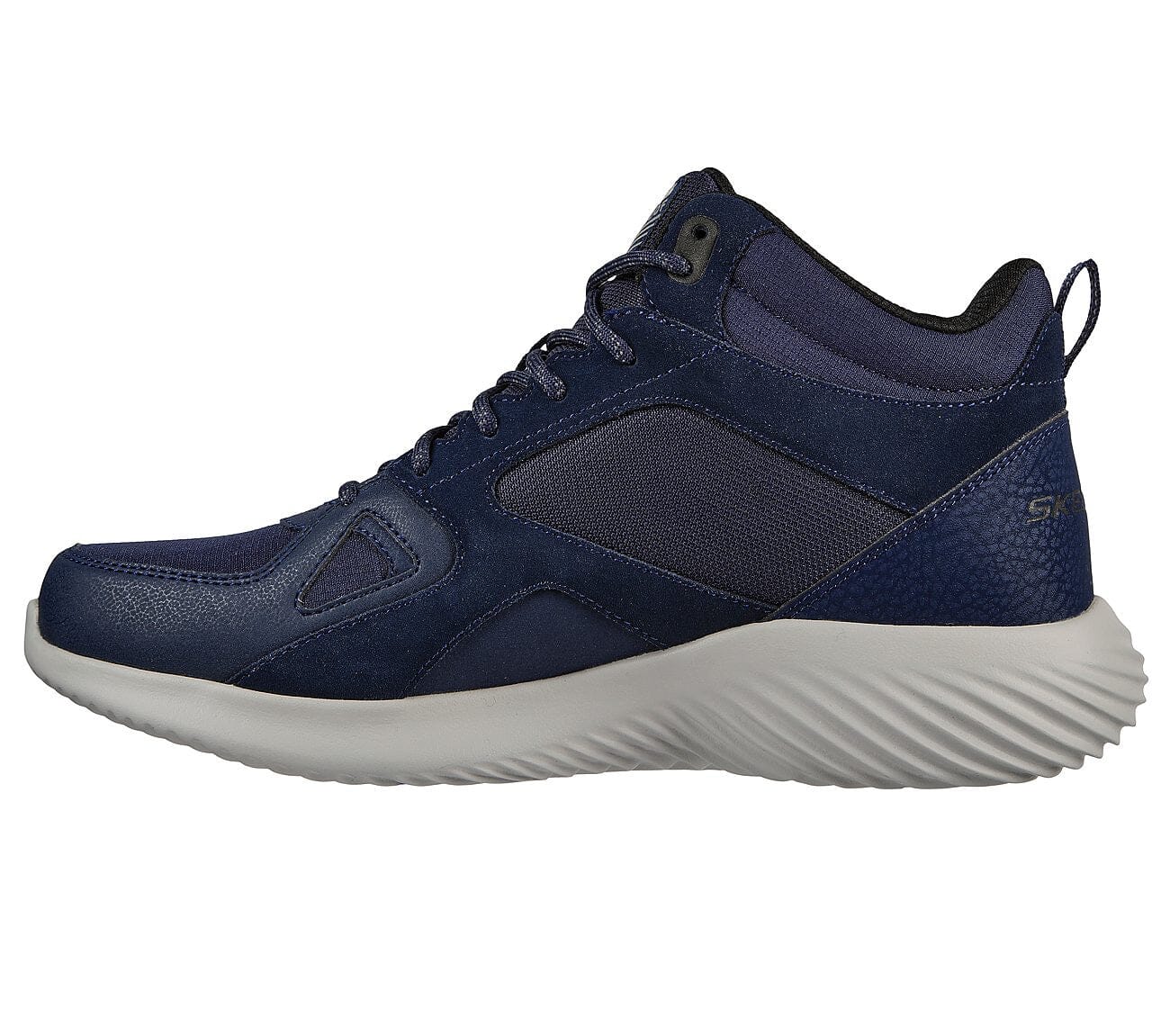 SKECHERS BOUNDER BLAST BACK MID WALKING BOOTS - Image 3