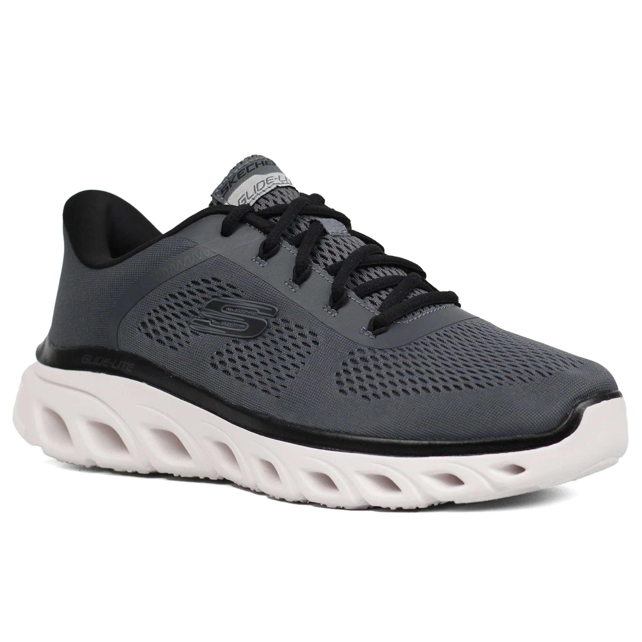 SKECHERS GLIDE LIGHT RUNNING SNEAKERS GRY - Image 2