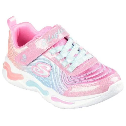 Skechers Kids' S-Lights: Wavy Beams - Ombre Express - Image 2