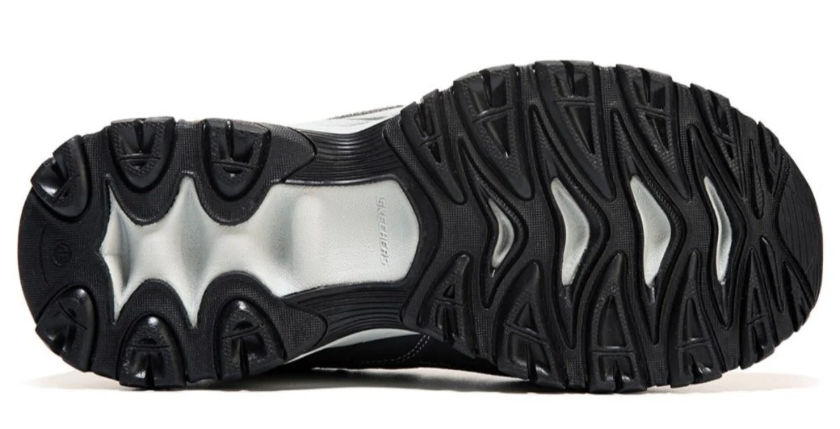 SKECHERS Men's After Burn Memory Foam X-Wide Sneaker - Image 4