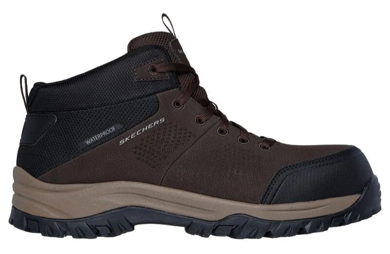 SKECHERS Mens Work: Relment-Erett EH WP Comp Toe