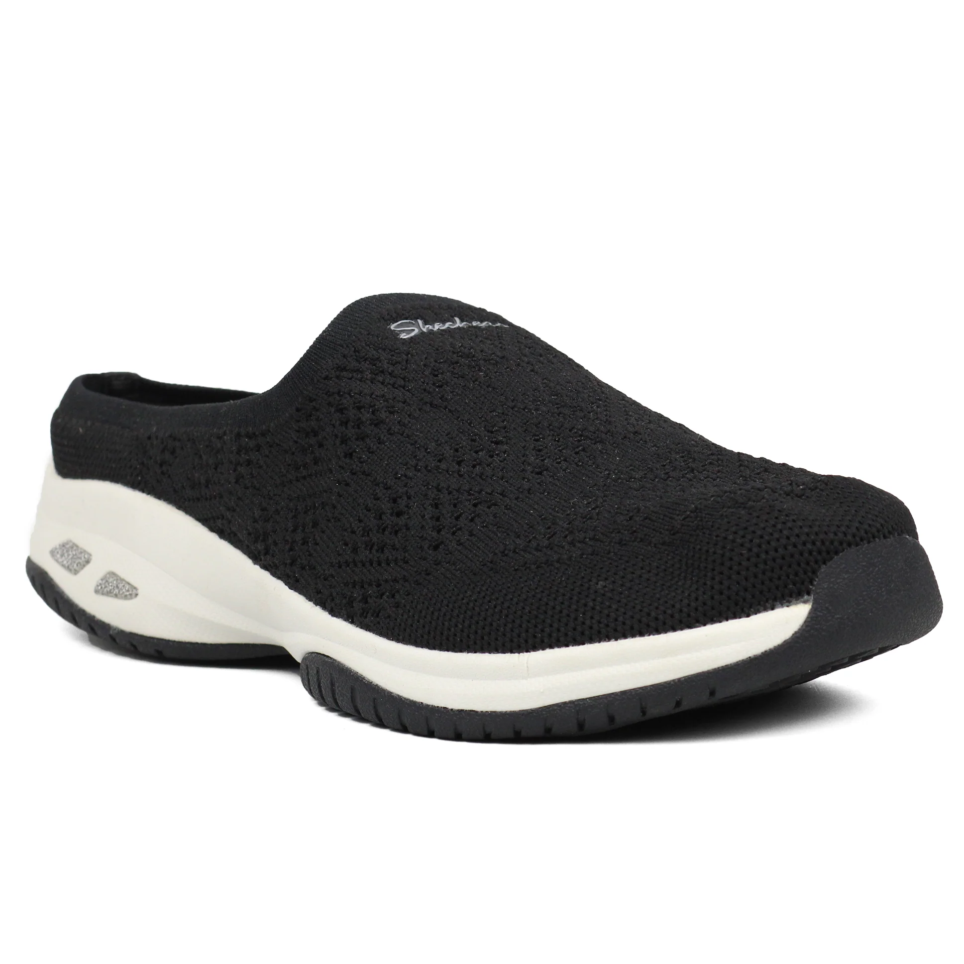 SKECHERS Relaxed Fit: Commute Time 'Black Slip-On' BKW - Image 2