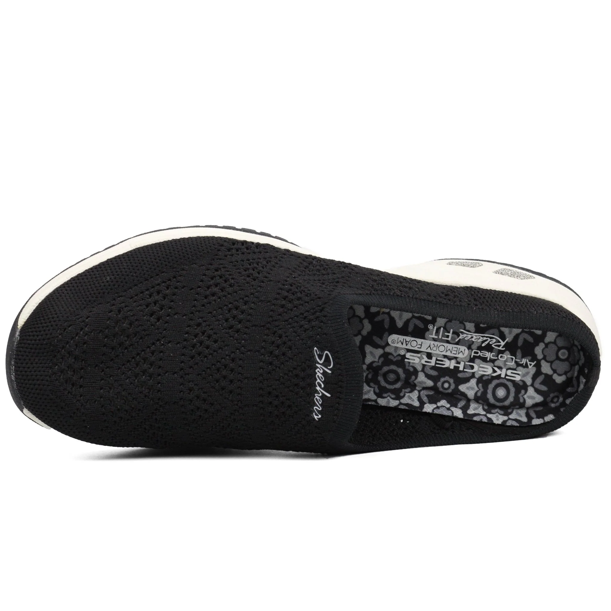 SKECHERS Relaxed Fit: Commute Time 'Black Slip-On' BKW - Image 3