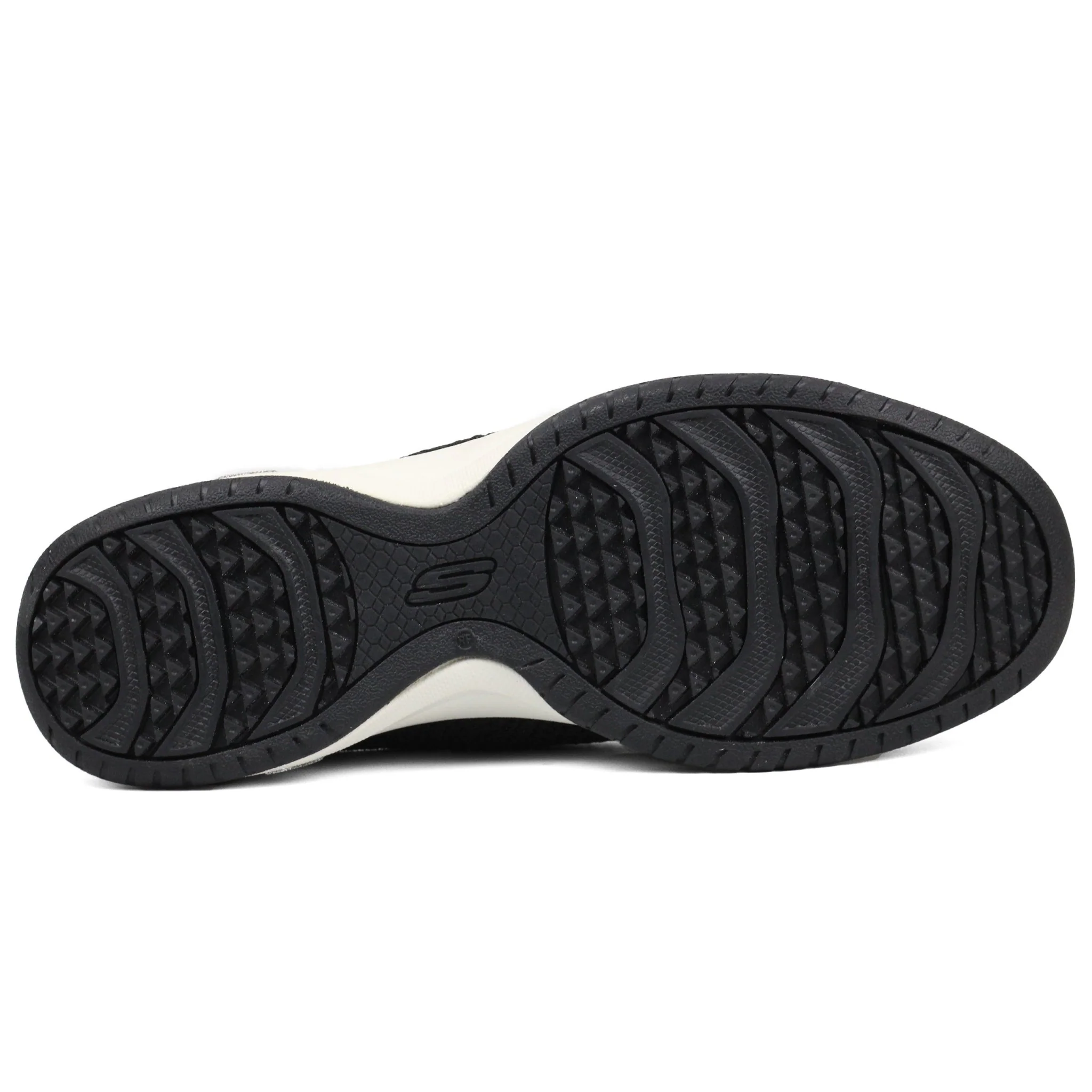SKECHERS Relaxed Fit: Commute Time 'Black Slip-On' BKW - Image 4