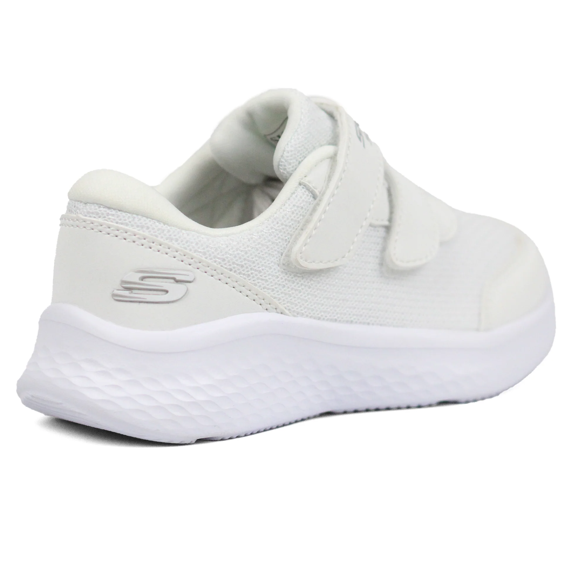 SKECHERS SKECH-LITE PRO Textured Velcro Sneakers WHT - Image 3