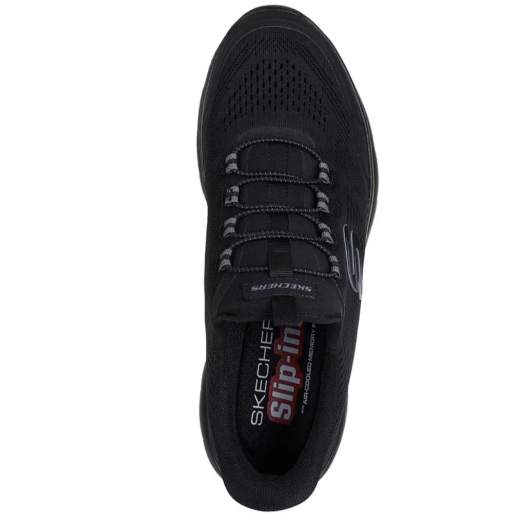 SKECHERS Slip-Ins Summits Men's Training Shoes - BLK - Image 3