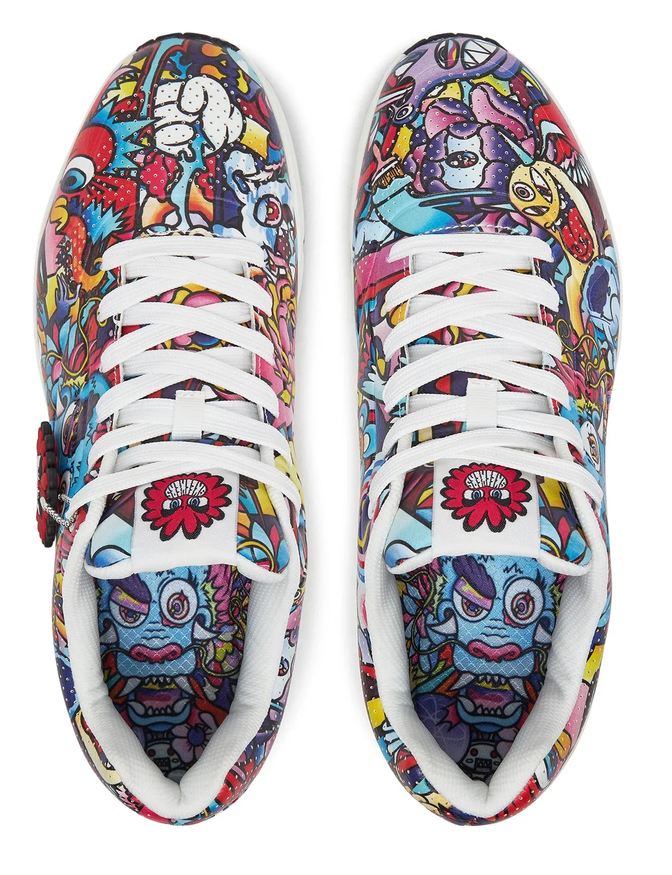 SKECHERS UNO - Color Vexx Doodle  Men's Multicolored Sneakers - Image 3