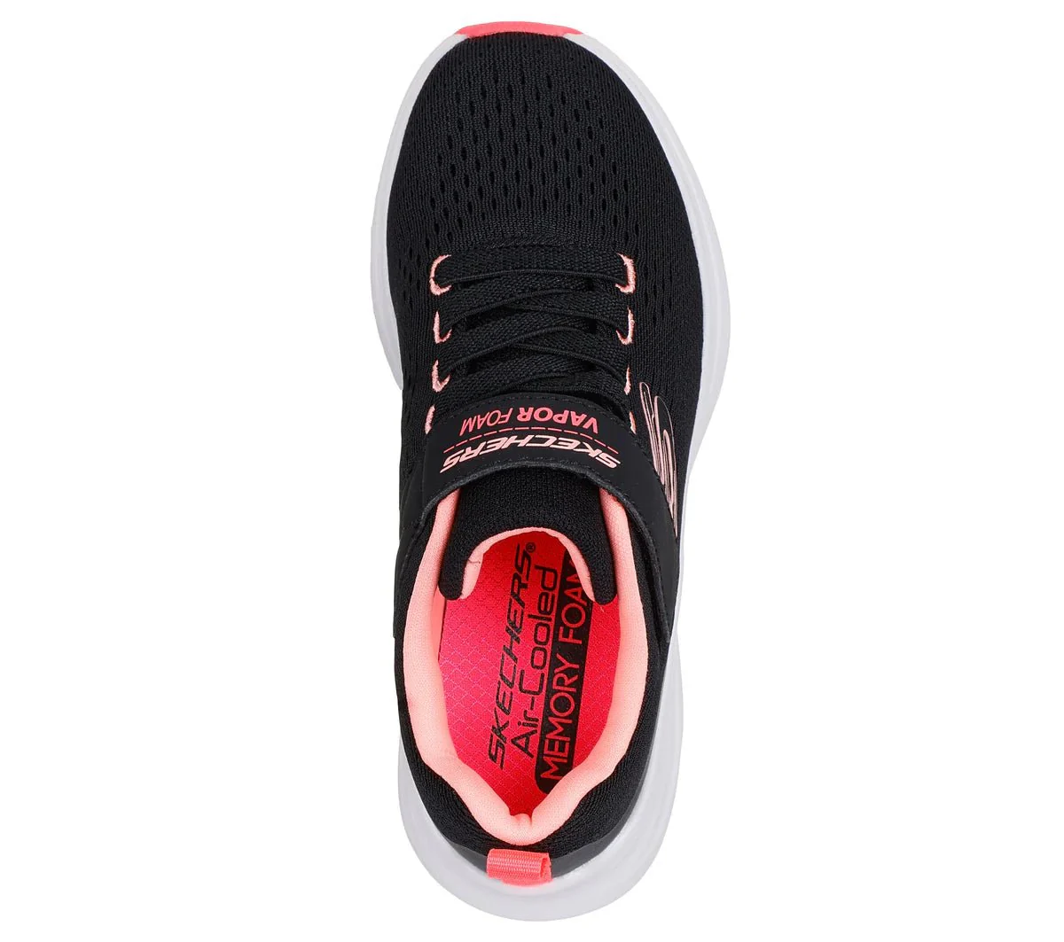 SKECHERS Velcro fiber foam athletic shoe BKPK - Image 3
