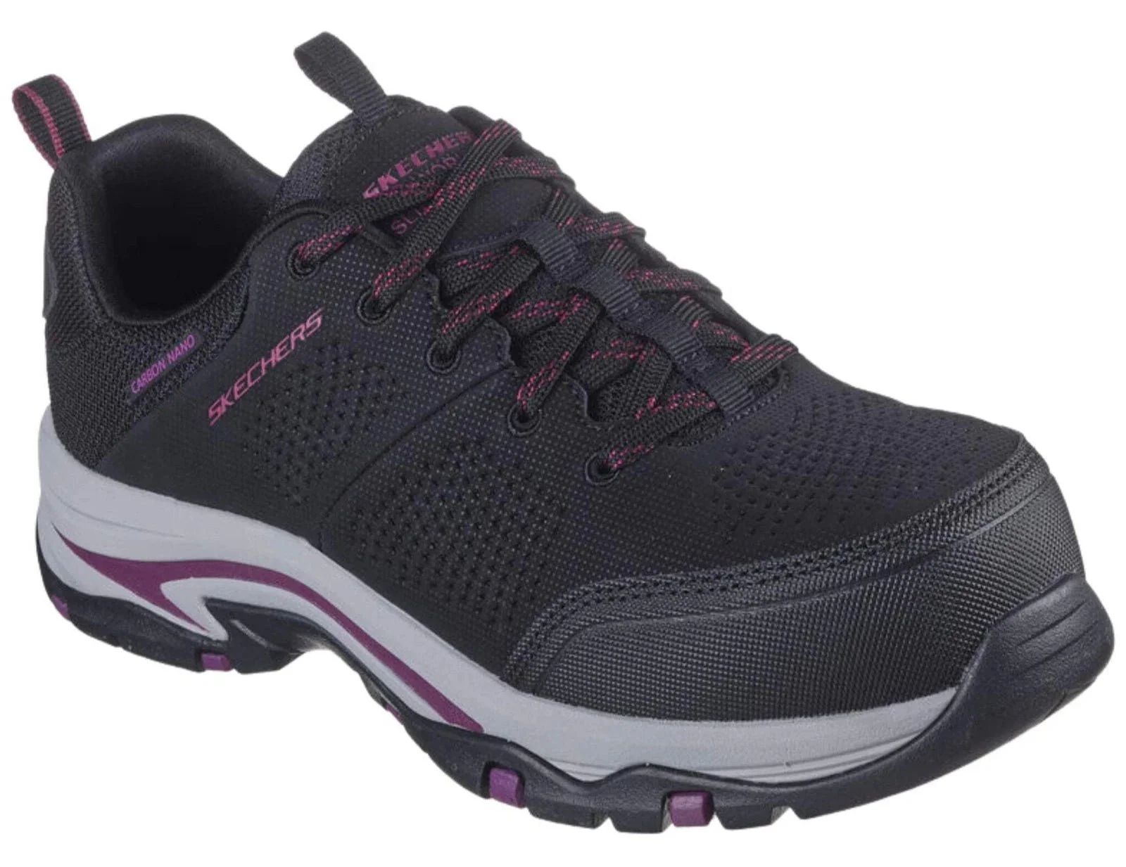 SKECHERS Women's 108166 Trego-Astallet Black Safety Toe Metal Free - Image 2