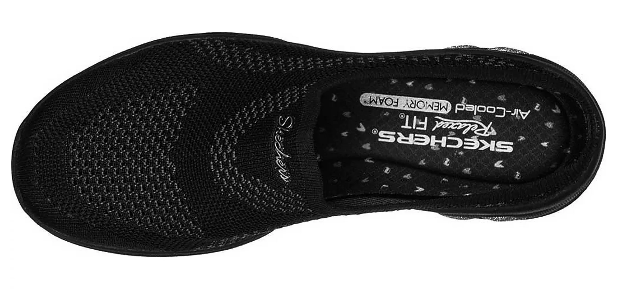 SKECHERS Breathe-Easy Simple Pleasure Stretch Collar Scooped Knit Bungee Slip On - Image 4