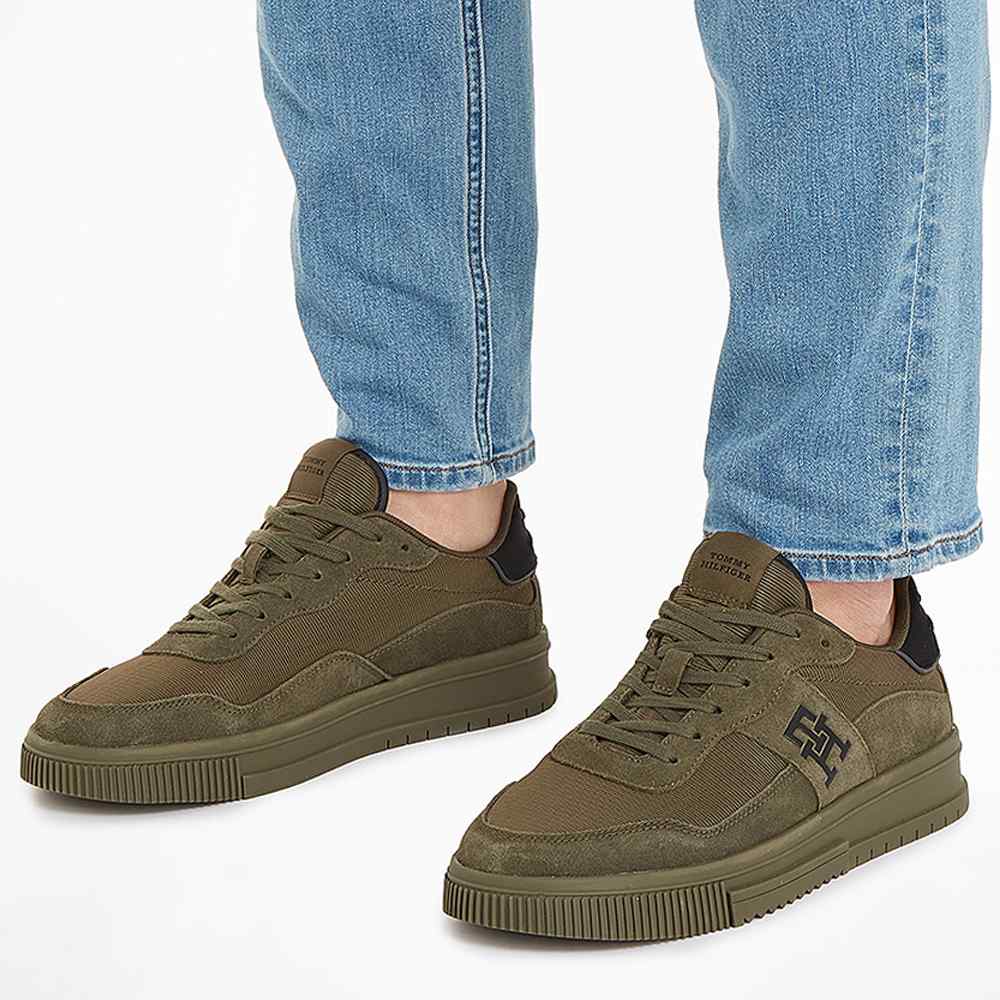 TOMMY HILFIGER Leather lace-up sneakers - Image 5